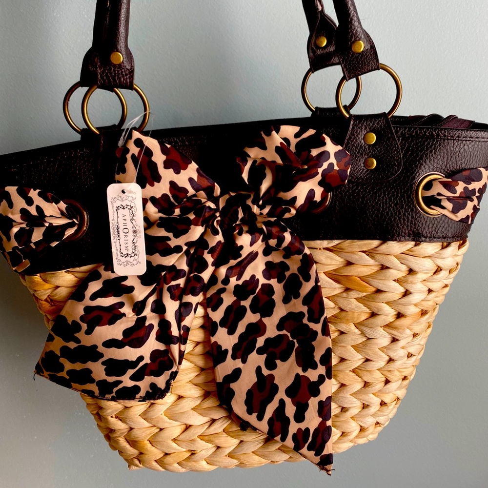 Aphorism basket weave style handbag NEW